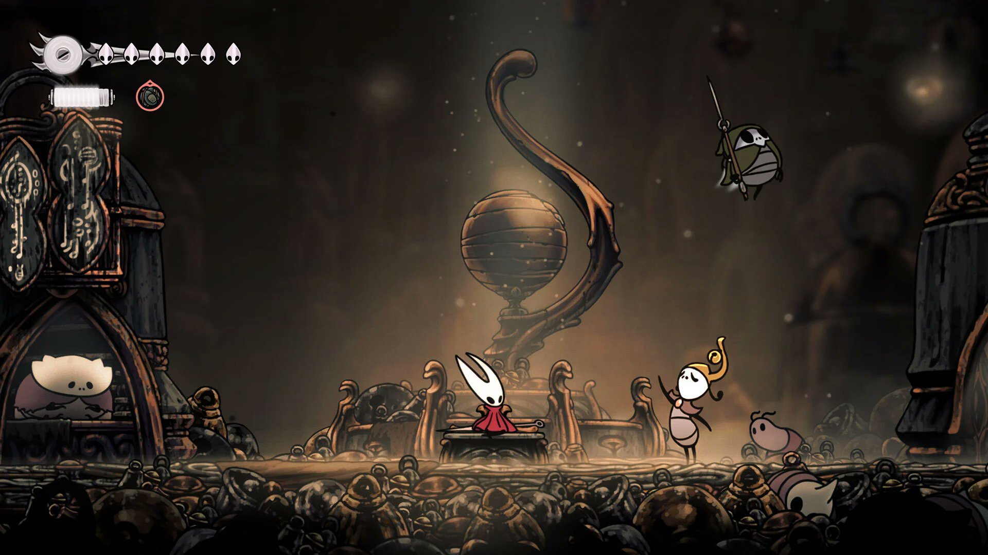 Screenshot van Hollow Knight: Silksong, met nieuwe graphics Screenshot van Hollow Knight: Silksong, met nieuwe graphics
