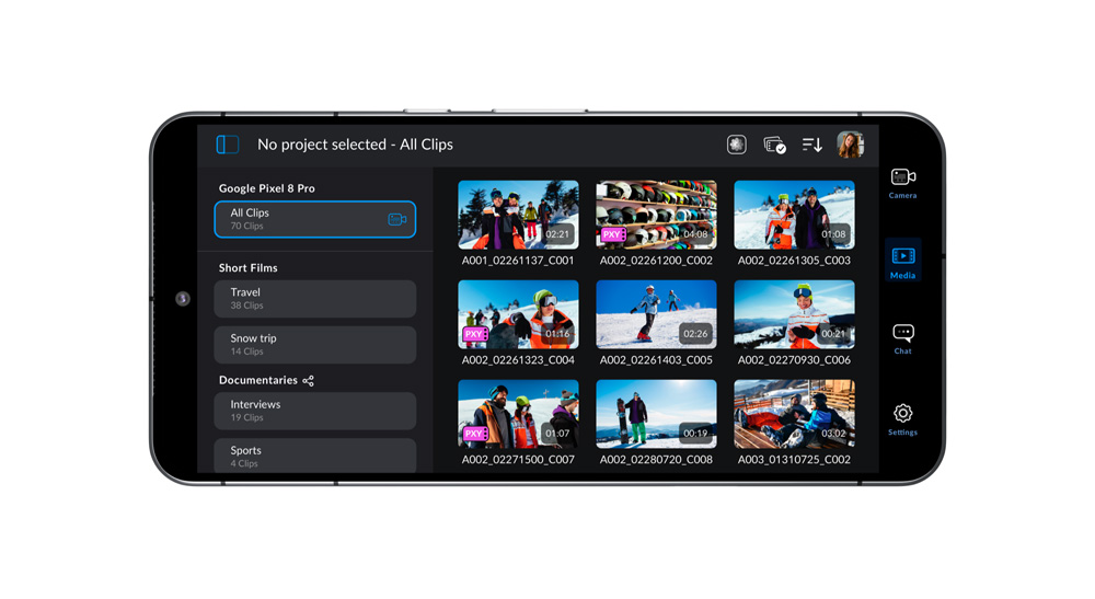 Blackmagic Camera 2.0 update voor Android Blackmagic Camera 2.0 update voor Android