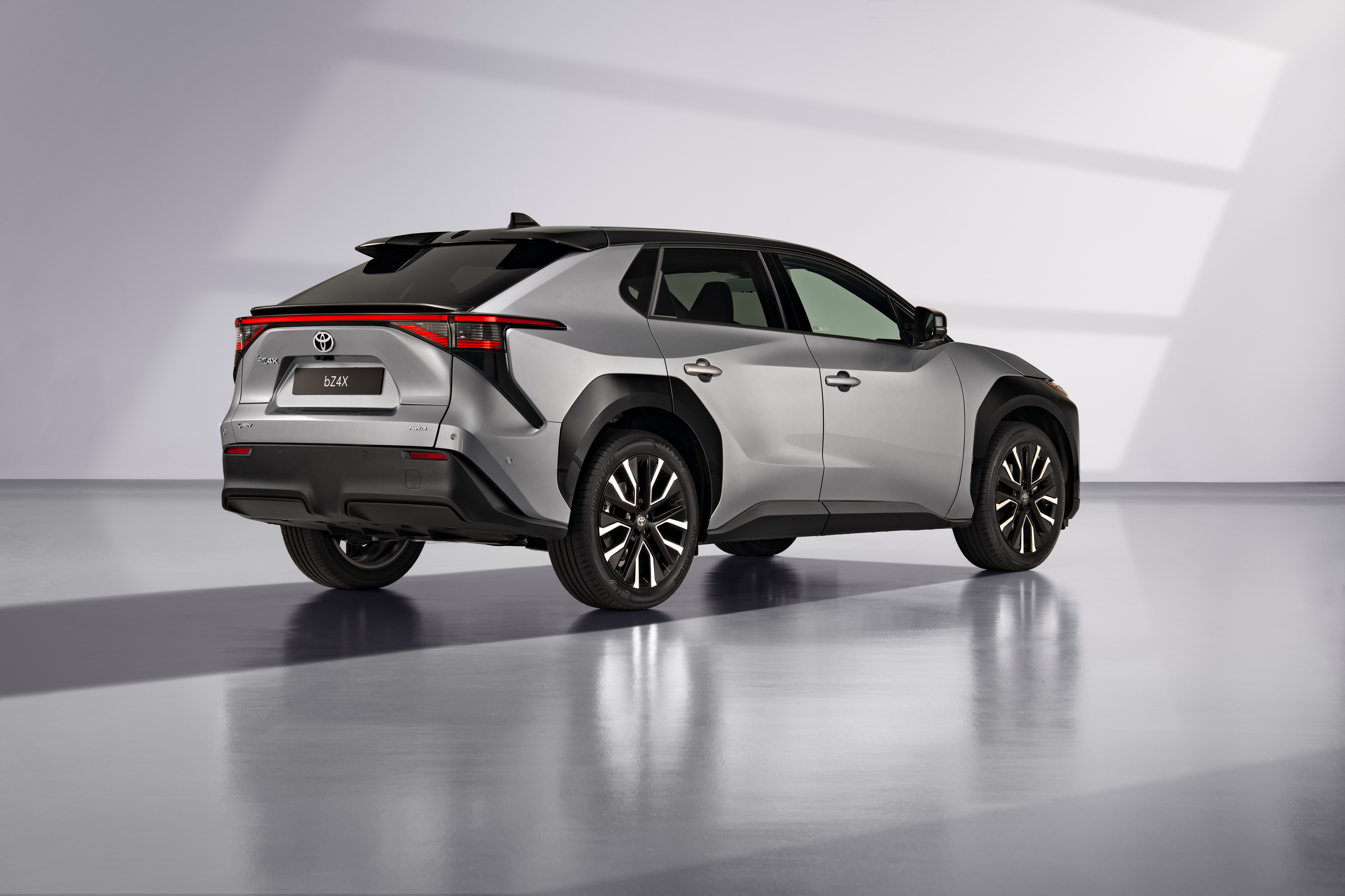 De bijgewerkte Toyota bZ4X - weergave 2