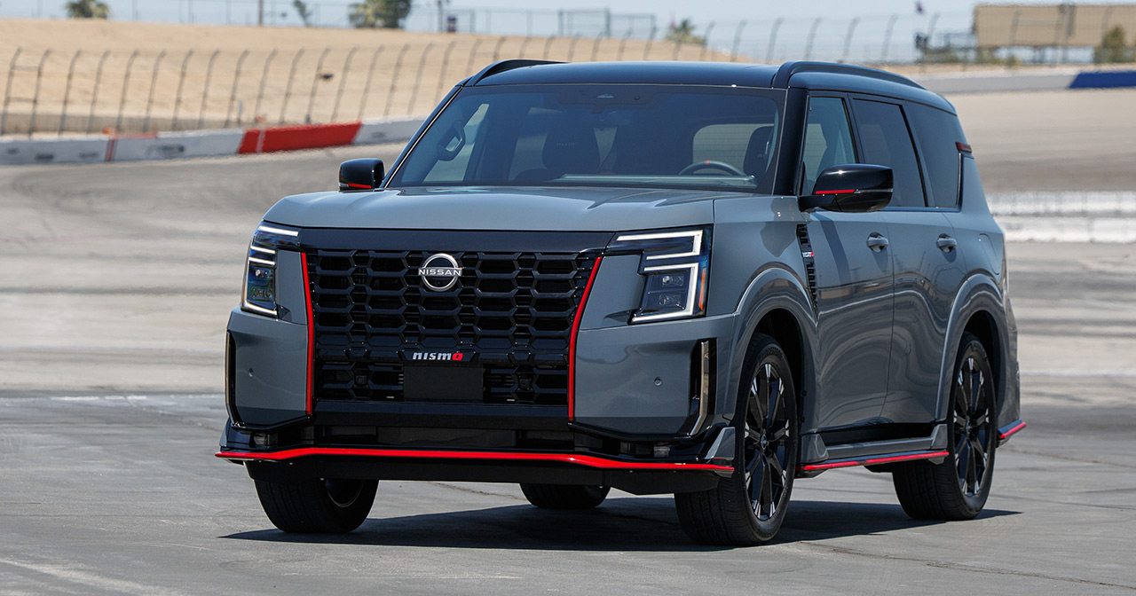 Nissan Armada NISMO 2026 - vooraanzicht Nissan Armada NISMO 2026 - vooraanzicht