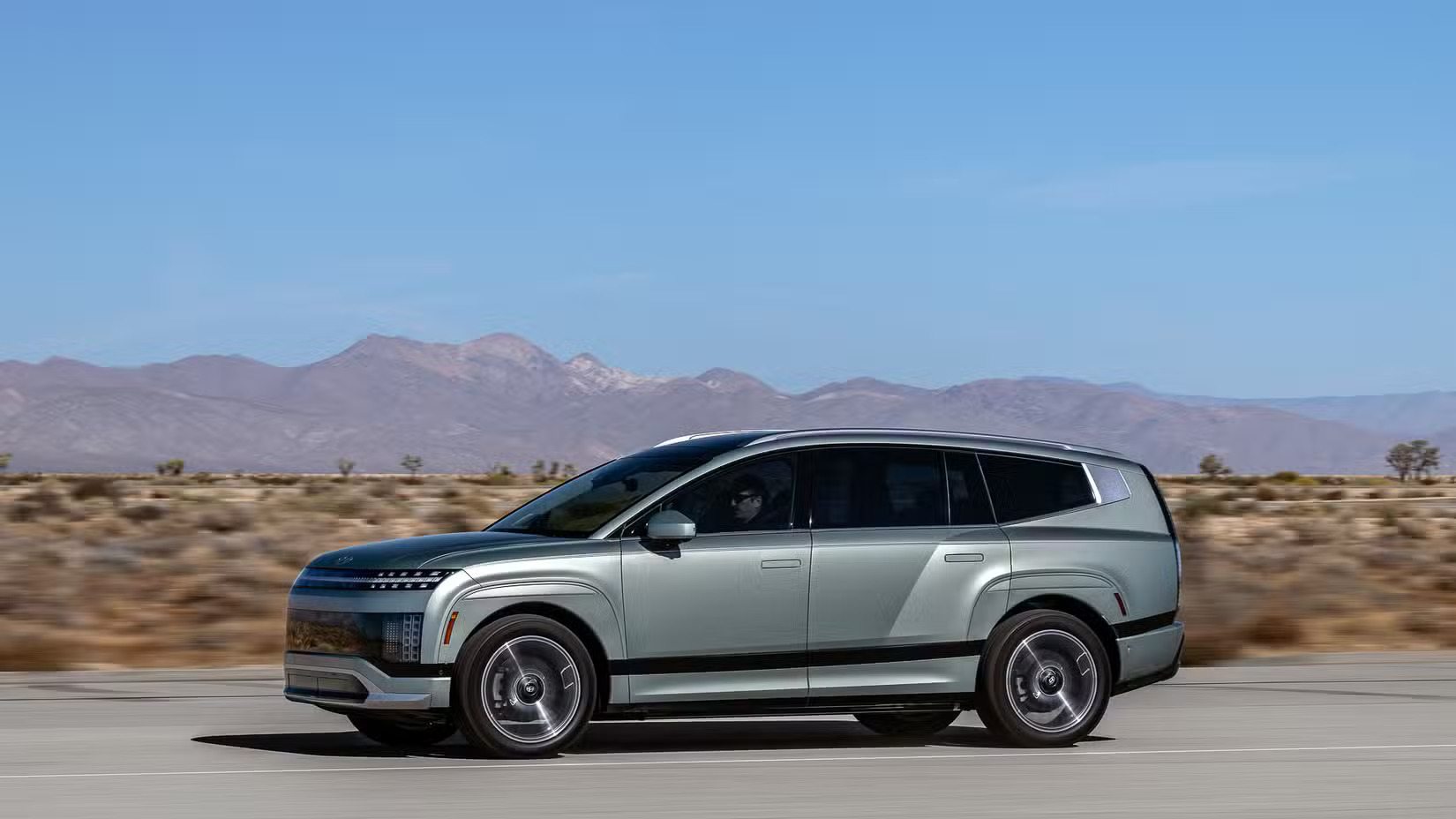 Buitenkant van de Hyundai Ioniq 9 Buitenkant van de Hyundai Ioniq 9