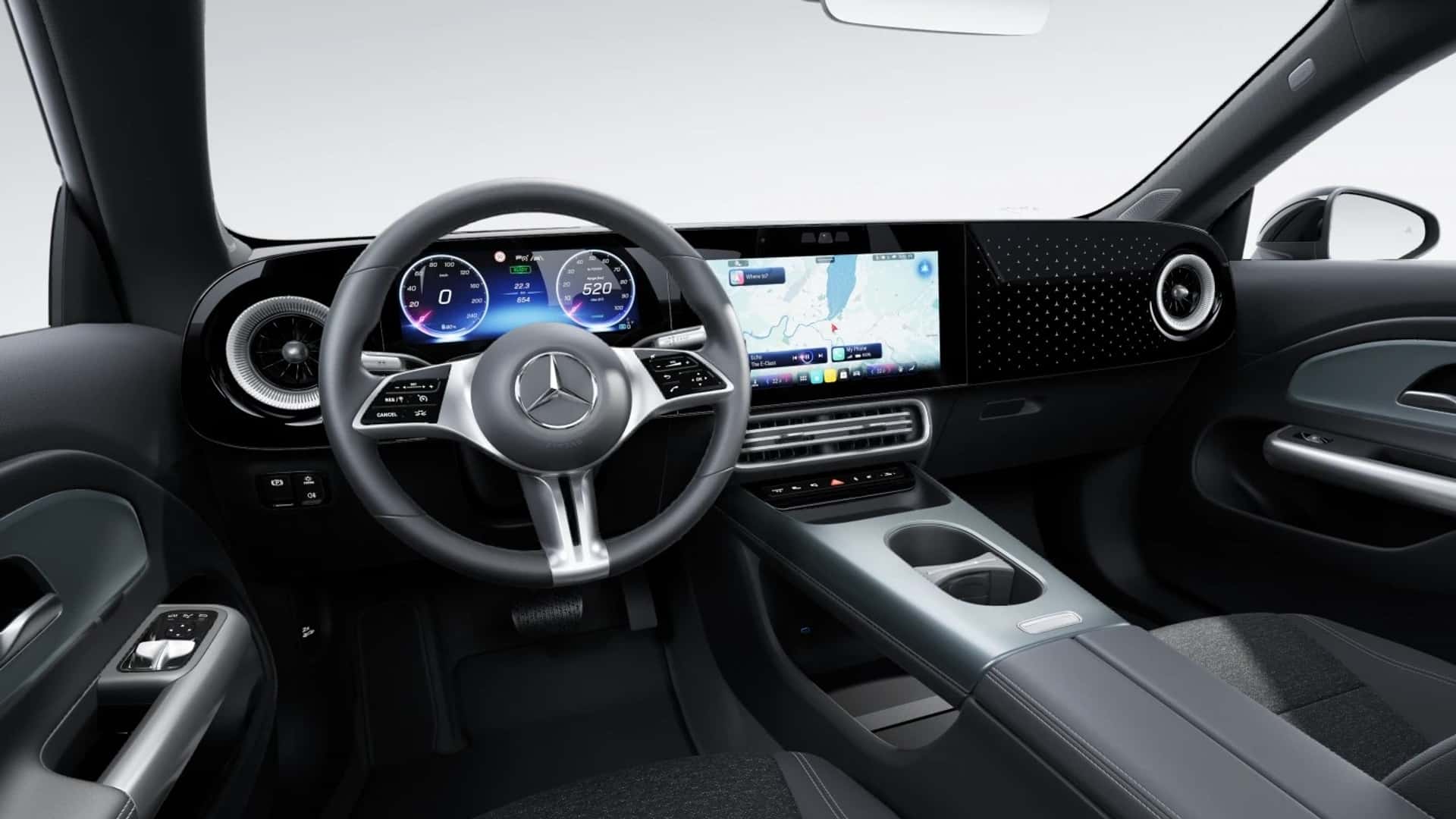 Exterieur van de nieuwe Mercedes-Benz CLA