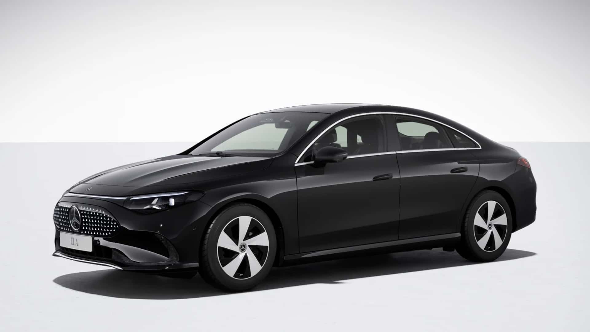 Koplampen van de nieuwe Mercedes-Benz CLA