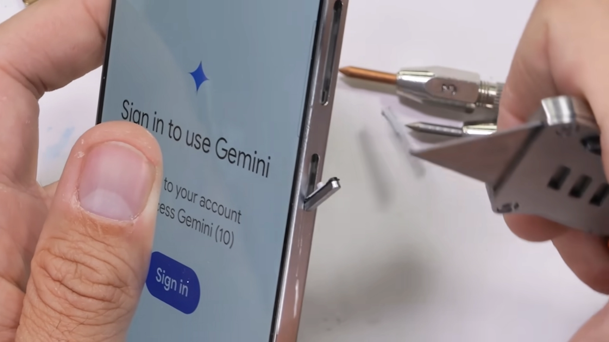 Testen van de Galaxy S25 Edge Testen van de Galaxy S25 Edge