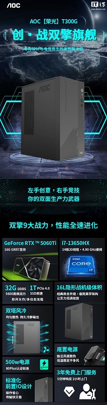 AOC Honor T300G compacte desktopcomputer AOC Honor T300G compacte desktopcomputer