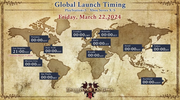 Capcom heeft de exacte tijd en releasedatum voor Dragon's Dogma 2 in verschillende delen van de wereld bekendgemaakt-3 Capcom heeft de exacte tijd en releasedatum voor Dragon's Dogma 2 in verschillende delen van de wereld bekendgemaakt-3
