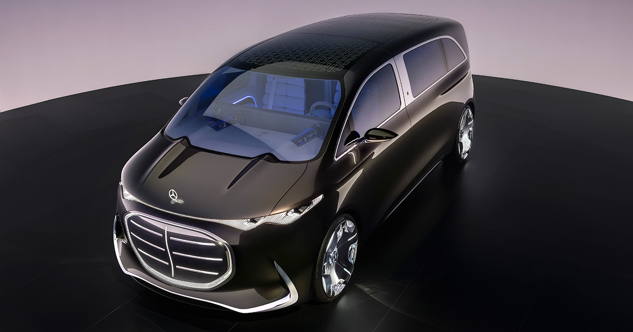 Mercedes Vision V Concept Side View Mercedes Vision V Concept Side View