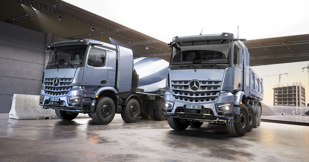 Mercedes-Benz eArocs 400 elektrische vrachtwagen