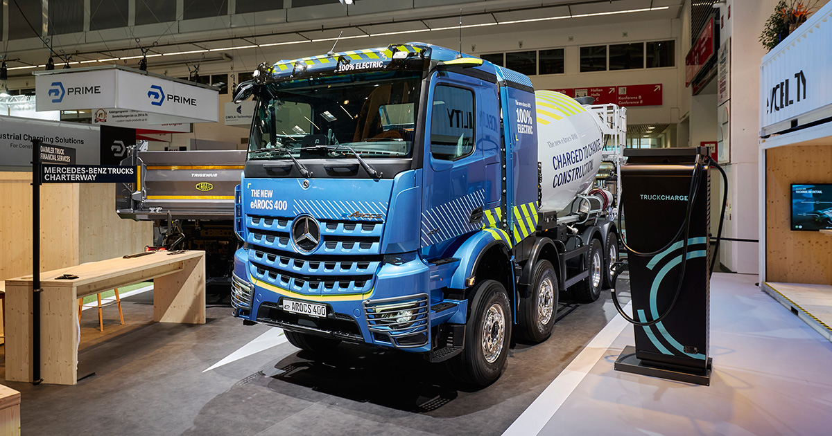 Mercedes-Benz eArocs 400 in betonmixeruitvoering