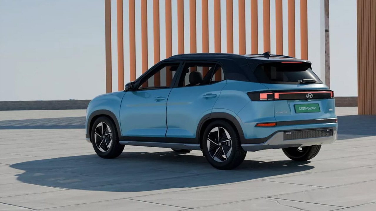 Hyundai Creta Electric - Zijaanzicht Hyundai Creta Electric - Zijaanzicht