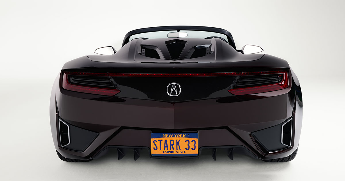 Acura NSX Roadster - zijaanzicht. Acura NSX Roadster - zijaanzicht.