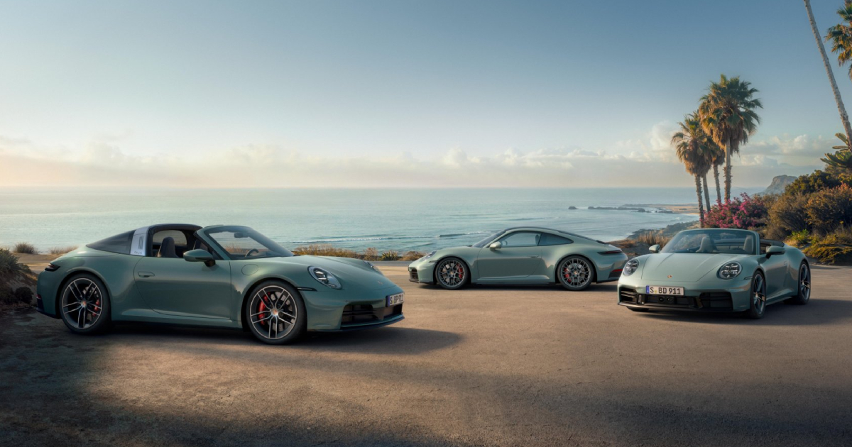 Porsche 911 Carrera 4S in de kleur wit