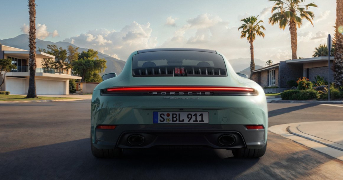 Interieur van de Porsche 911 Carrera 4S