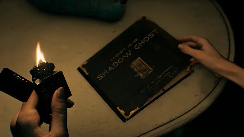 Angstige interieur van een verlaten huis in Resident Evil 9 Angstige interieur van een verlaten huis in Resident Evil 9