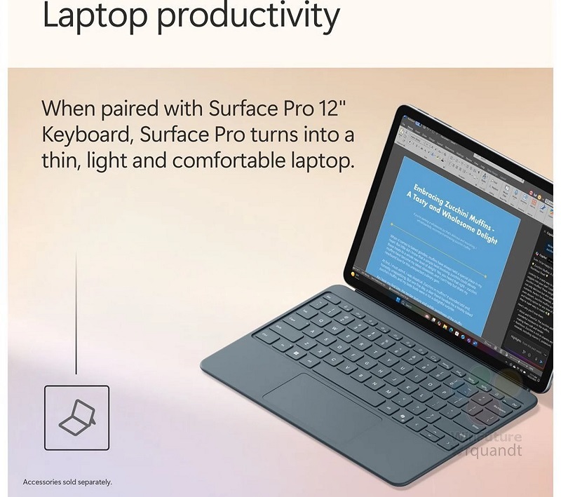 Surface Pro 12 tablet met toetsenbord Surface Pro 12 tablet met toetsenbord