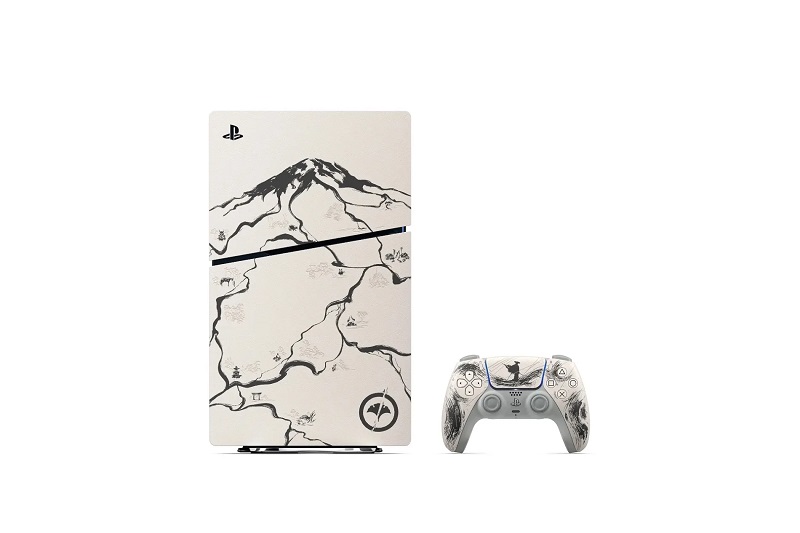 PlayStation 5 Black Limited Edition in Sumi-e stijl
