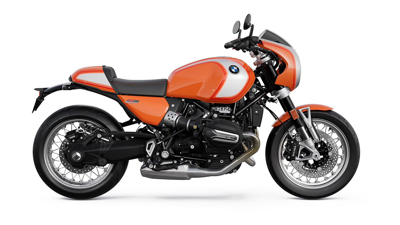 Vooraanzicht van de BMW R 12 S