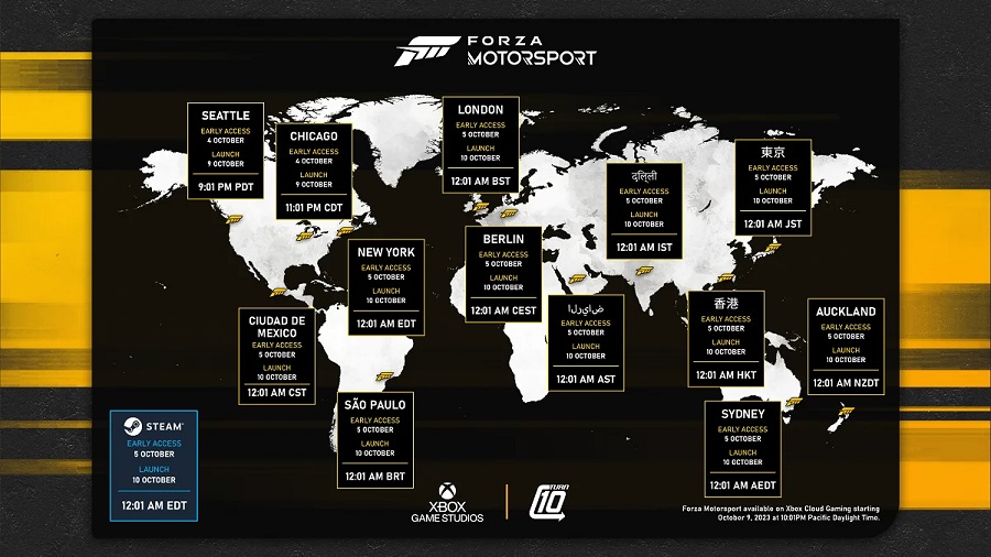 Maak je keuze: De ontwikkelaars van Forza Motorsport hebben een lijst gepubliceerd met 500 auto's die beschikbaar zullen zijn in de game en hebben de exacte tijd van de release van de racesimulator in verschillende regio's aangegeven.-2 Maak je keuze: De ontwikkelaars van Forza Motorsport hebben een lijst gepubliceerd met 500 auto's die beschikbaar zullen zijn in de game en hebben de exacte tijd van de release van de racesimulator in verschillende regio's aangegeven.-2