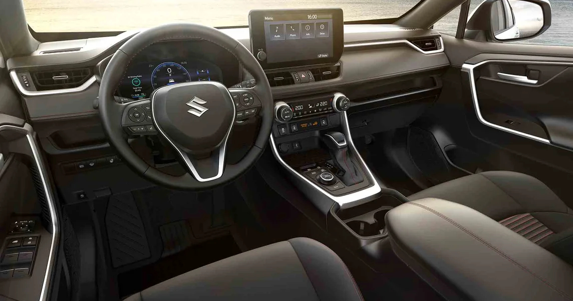 Interieur van de Suzuki Across Interieur van de Suzuki Across