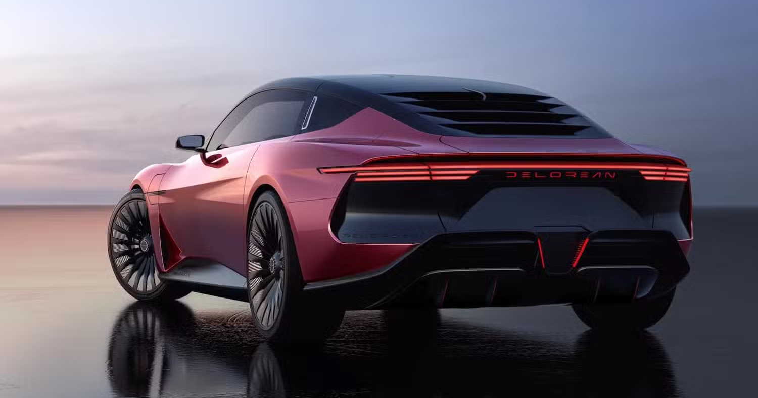 DeLorean elektrische concept. DeLorean elektrische concept.