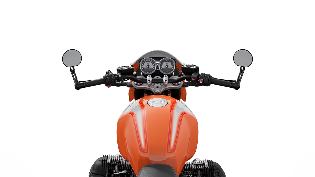 Achteraanzicht van de BMW R 12 S