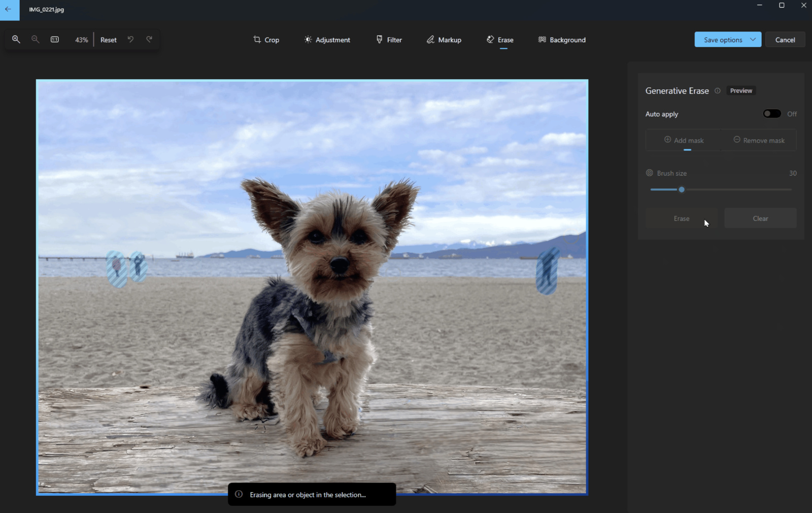 Microsoft voegt AI-gebaseerd generatief hulpmiddel voor het verwijderen van objecten toe aan Windows Foto's-app Microsoft voegt AI-gebaseerd generatief hulpmiddel voor het verwijderen van objecten toe aan Windows Foto's-app