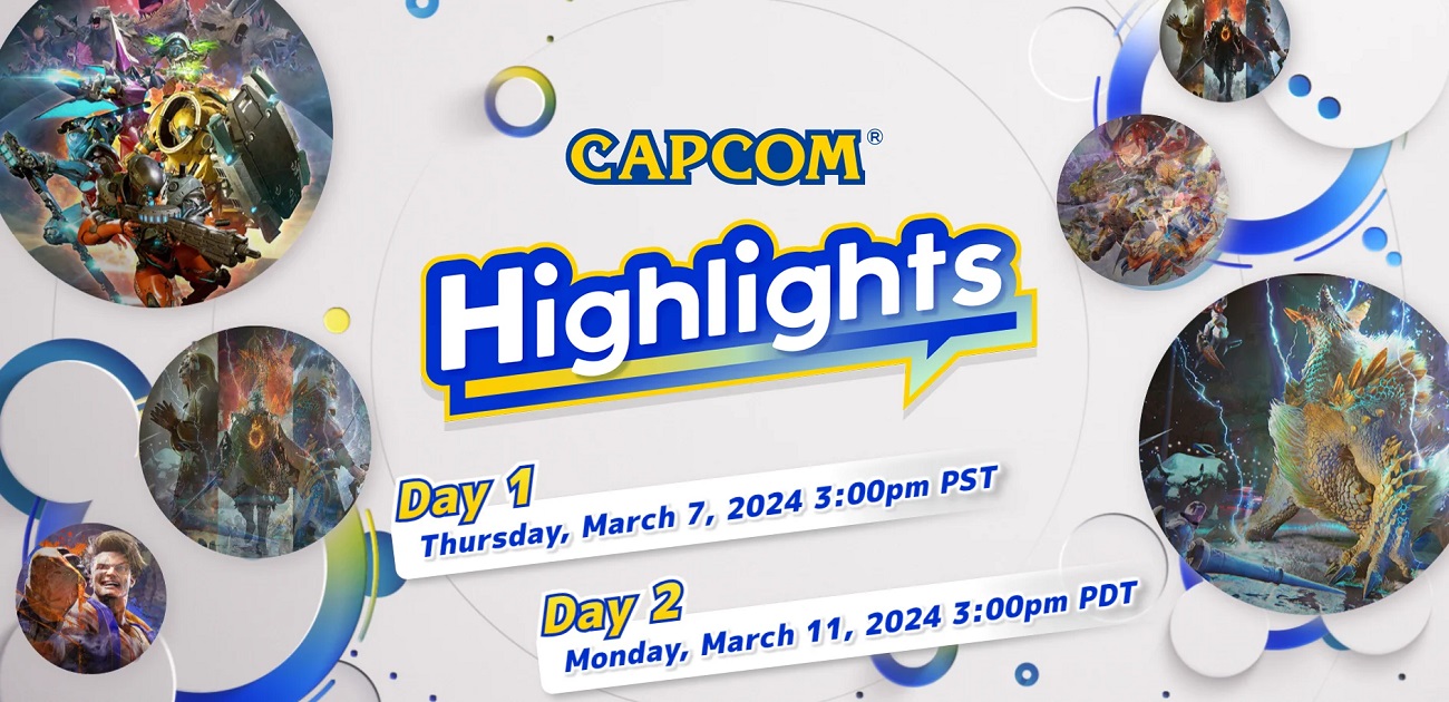 Capcom heeft zijn eigen presentatie aangekondigd, die zal plaatsvinden op 8 en 12 maart Capcom heeft zijn eigen presentatie aangekondigd, die zal plaatsvinden op 8 en 12 maart
