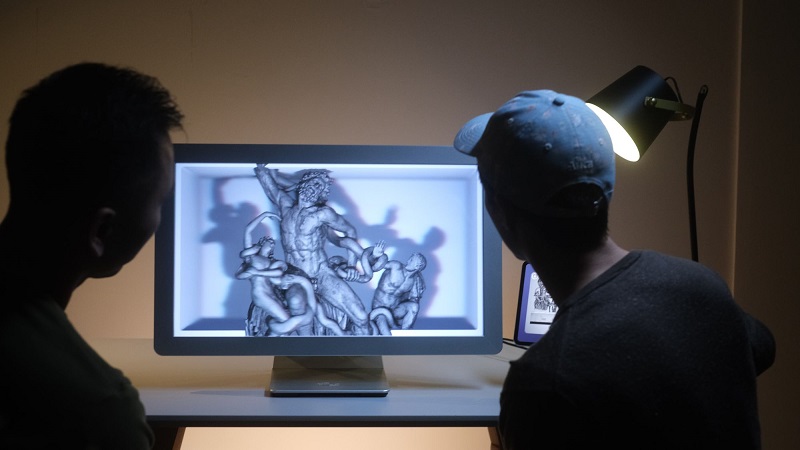 Holografisch 3D-display Looking Glass 27 5K