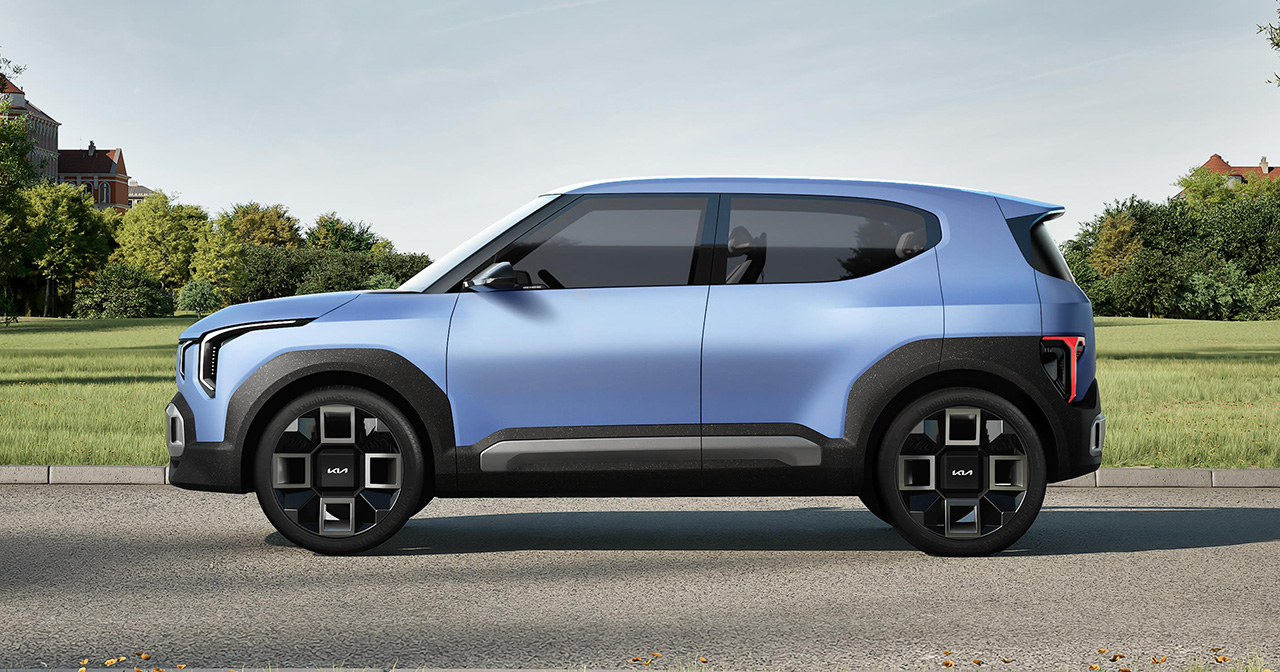 Kia EV2 achterkant Kia EV2 achterkant