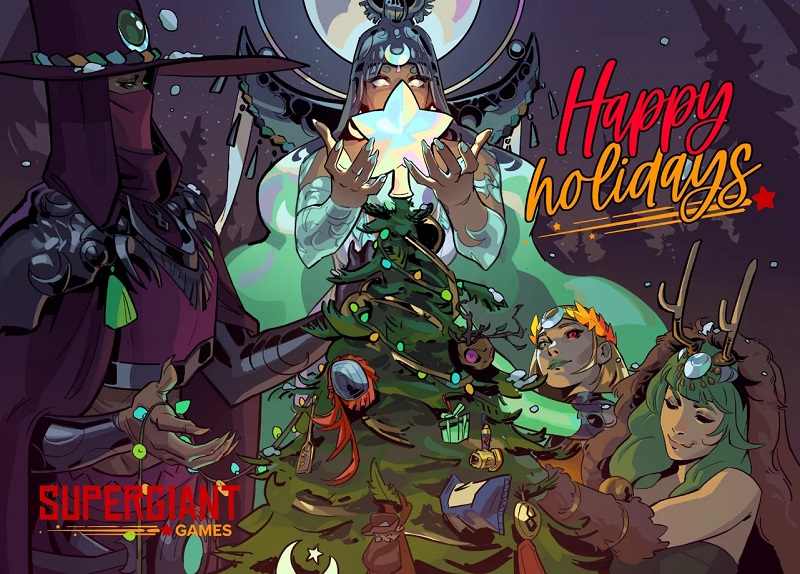 Een kerstkaart van Supergiant Games Een kerstkaart van Supergiant Games