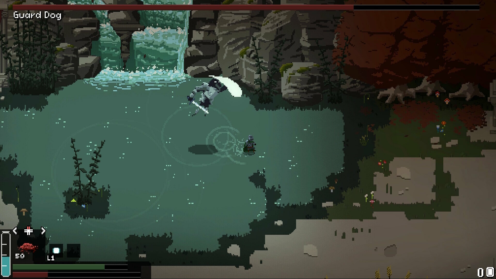 Screenshot van het spel FOUNTAINS