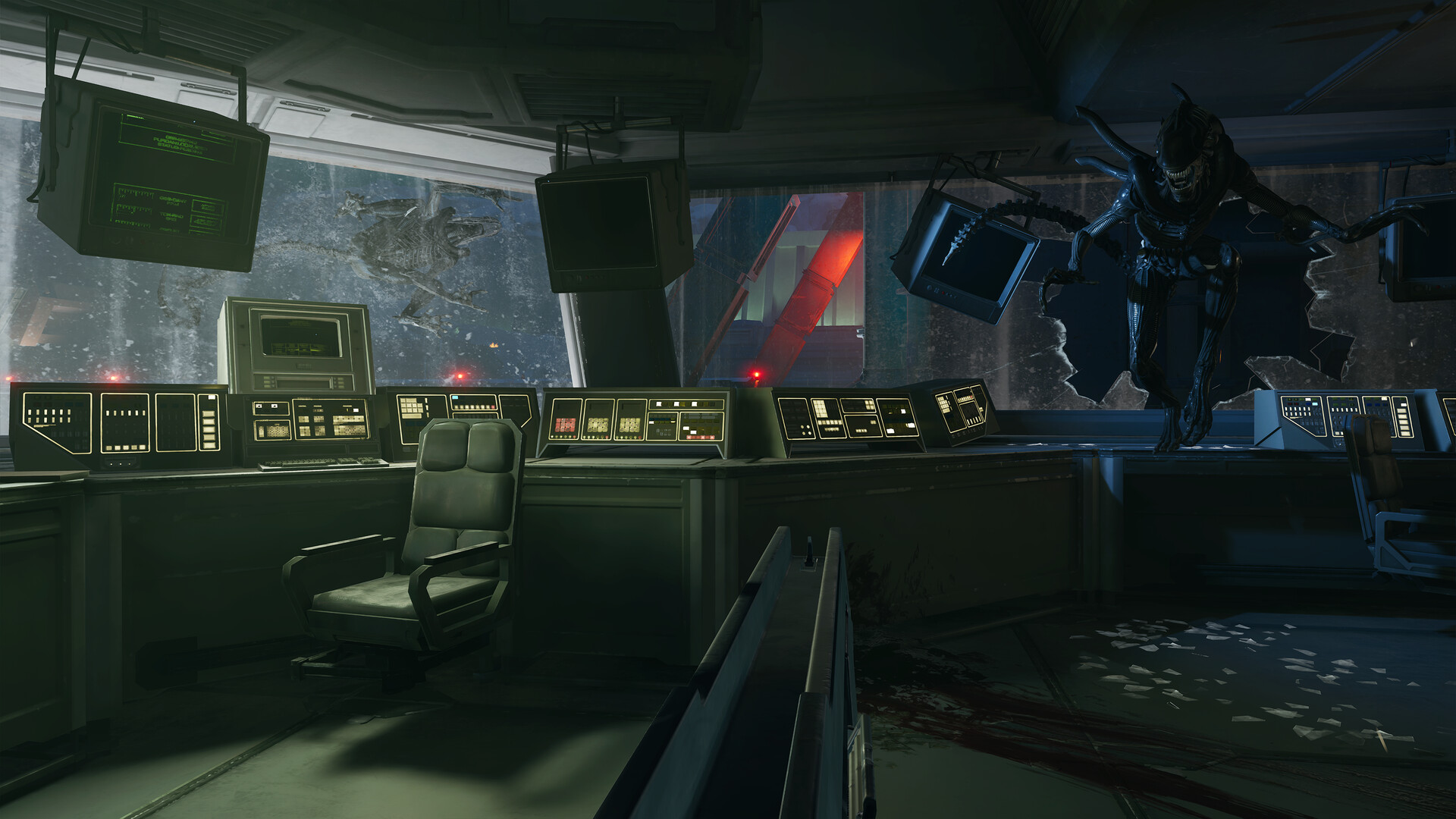 De ruimte van het spel Alien: Rogue Incursion De ruimte van het spel Alien: Rogue Incursion