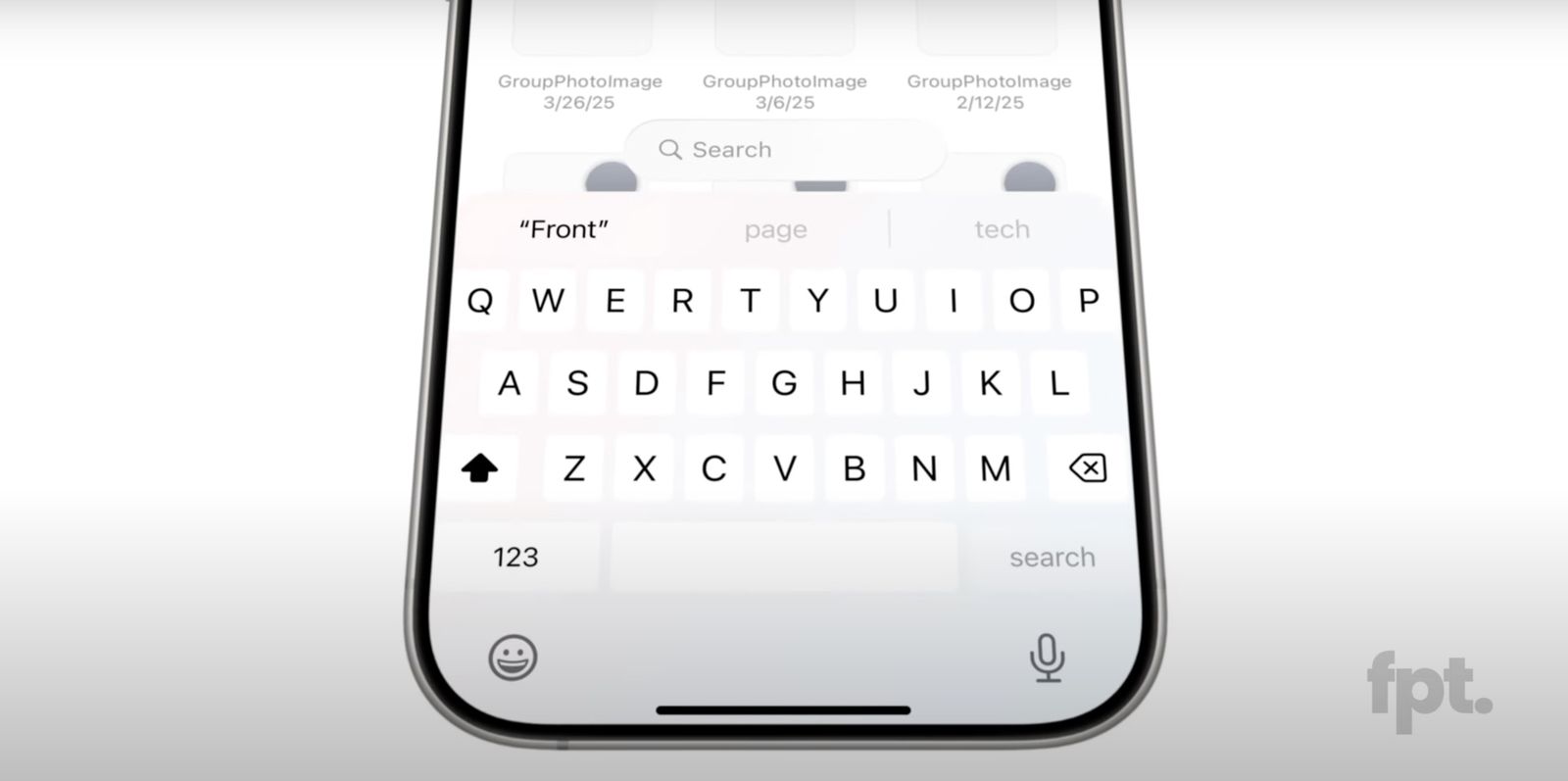 iOS 19 toetsenbord iOS 19 toetsenbord