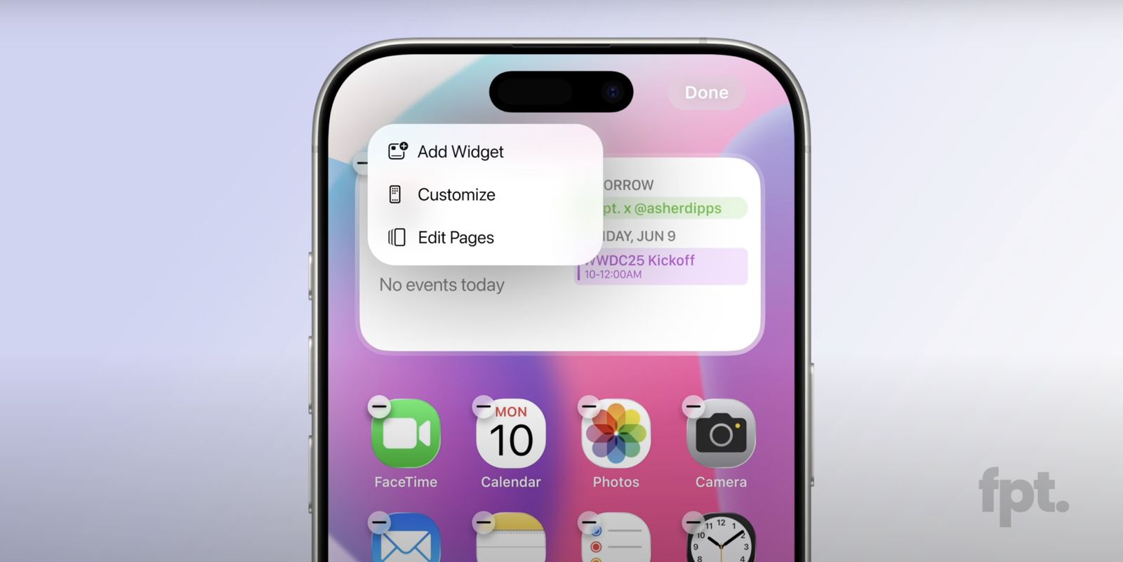 iOS 19 menu iOS 19 menu