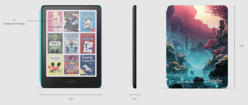 Kindle Colorsoft Kids. Illustratie: Amazon