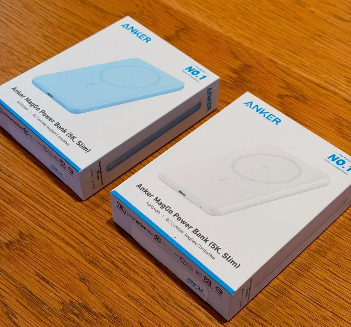 Anker MagGo Qi2 Slim 5K powerbank kleuren