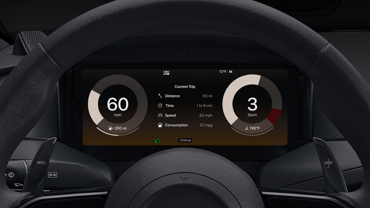 Thematische dashboards van CarPlay Ultra Thematische dashboards van CarPlay Ultra