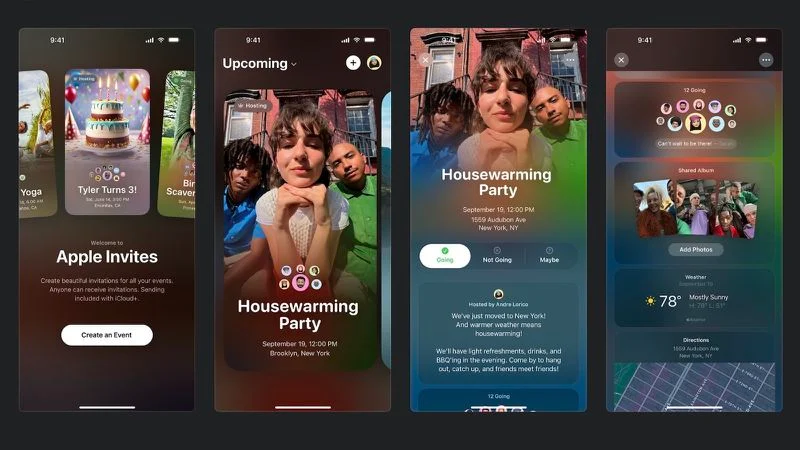 Apple Invites screenshots