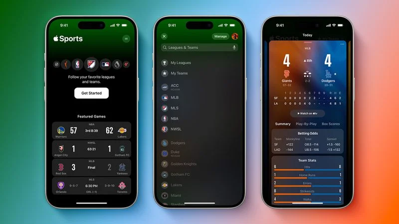 Voorproefje Apple Sport-app