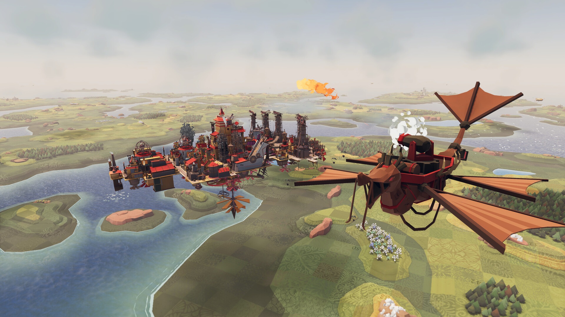 Vliegende stad in Airborne Empire