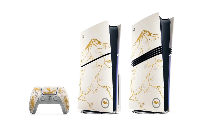 PlayStation 5 Gold Limited Edition in kintsugi stijl