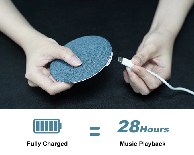 Compact ontwerp van de SluTune Q1 Bluetooth-luidspreker Compact ontwerp van de SluTune Q1 Bluetooth-luidspreker