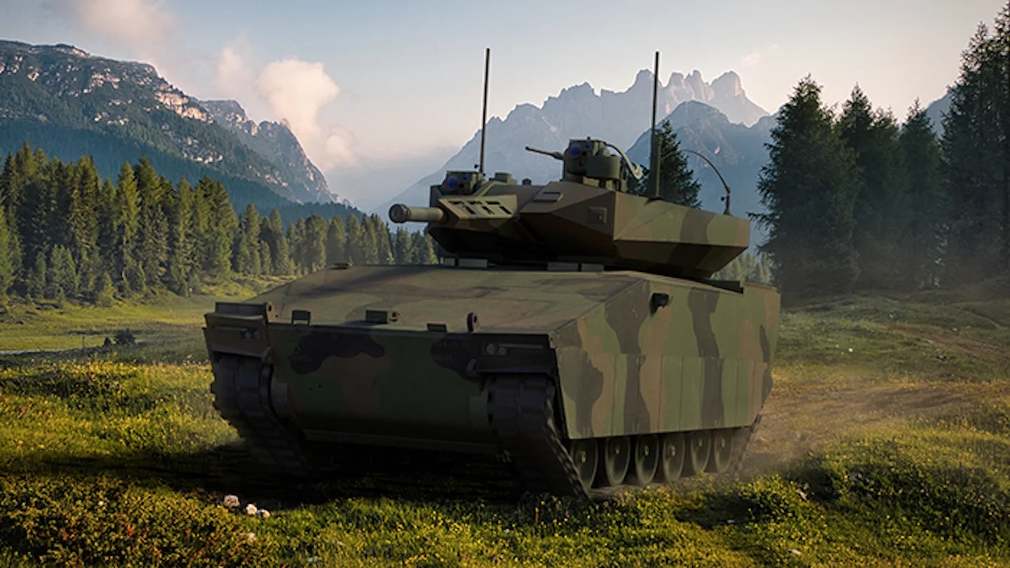 Lynx infanteriegevechtsvoertuig. Illustratie