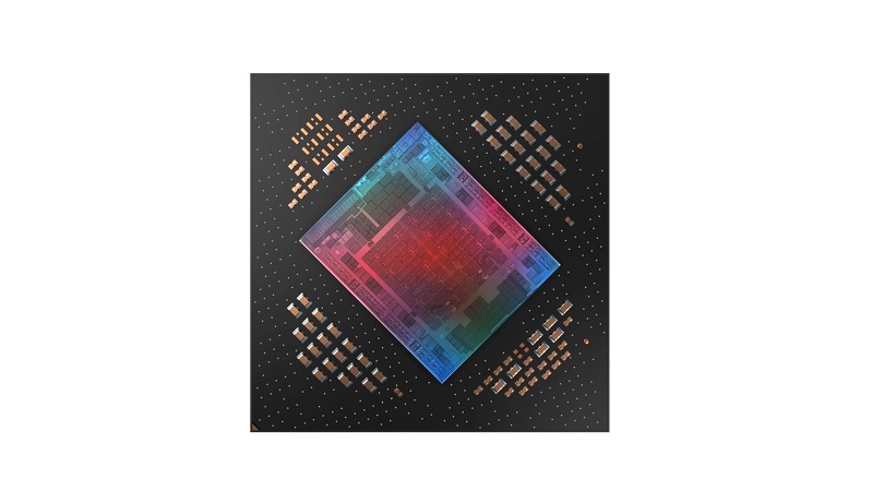 Rendering van Radeon RX 9060 XT grafische kaart met 8 GB geheugen Rendering van Radeon RX 9060 XT grafische kaart met 8 GB geheugen