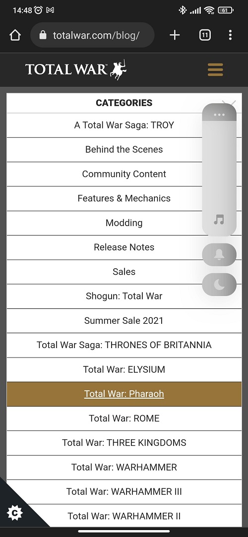 Total War ontwikkelaars maken mogelijk een strategie die zich afspeelt in het oude Egypte met de ondertitel Farao-2 Total War ontwikkelaars maken mogelijk een strategie die zich afspeelt in het oude Egypte met de ondertitel Farao-2