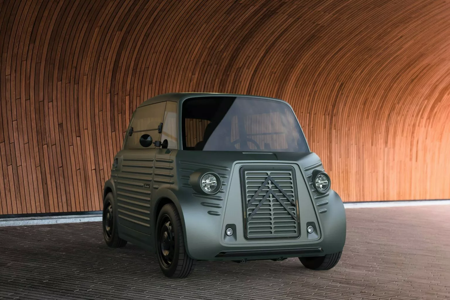 Citroën Type Ami in retrostijl.