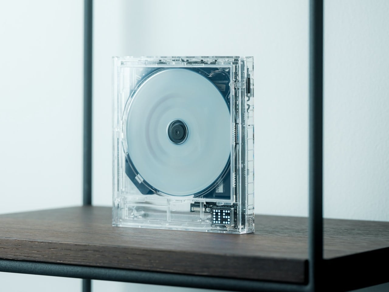ClearFrame CD-speler in actie