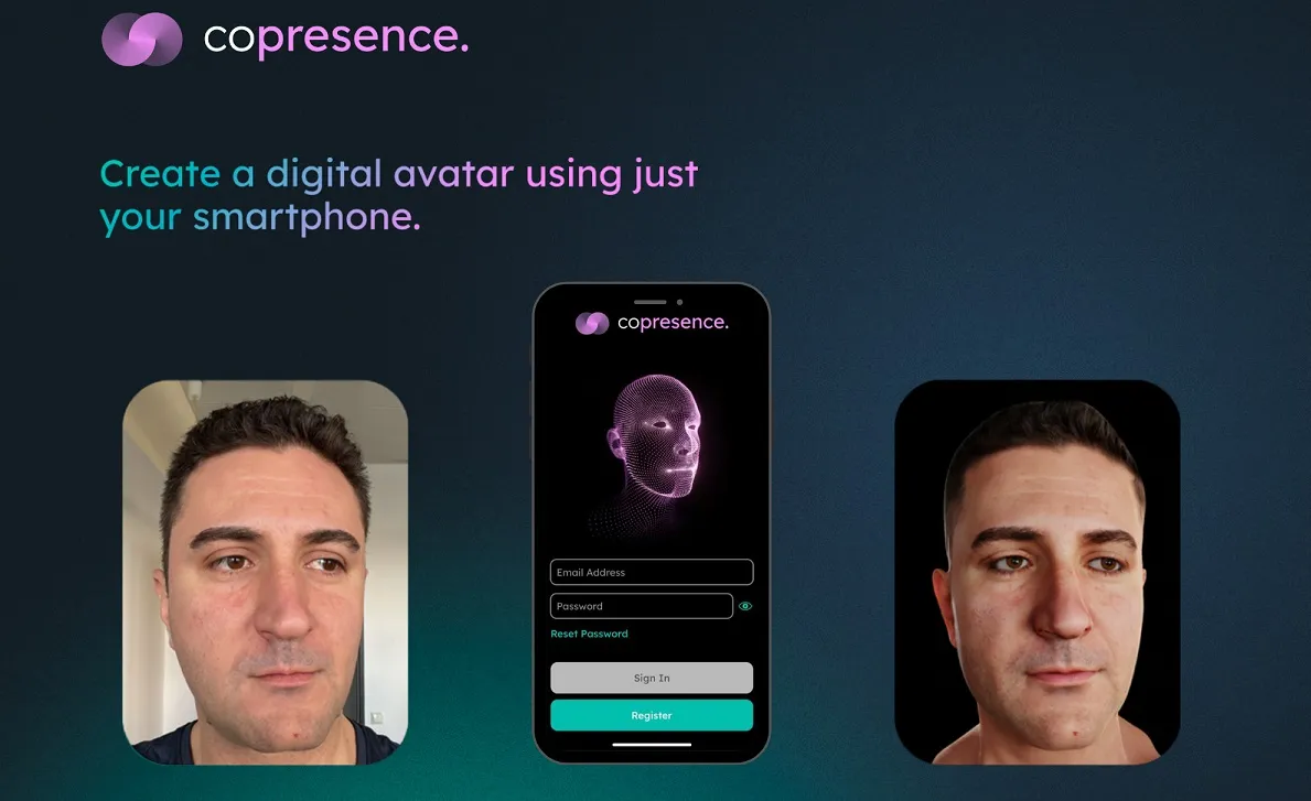 Copresence haalt $6 miljoen op voor AI-platform om 3D-avatars te maken Copresence haalt $6 miljoen op voor AI-platform om 3D-avatars te maken