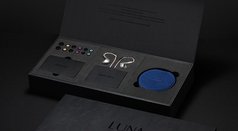 Luna hoofdtelefoon set met hoes Luna hoofdtelefoon set met hoes
