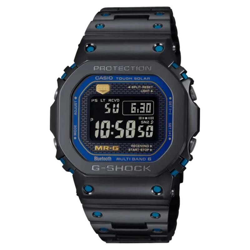 Ontwerpdetails van het Casio MRG-B5000BA-1JR horloge Ontwerpdetails van het Casio MRG-B5000BA-1JR horloge